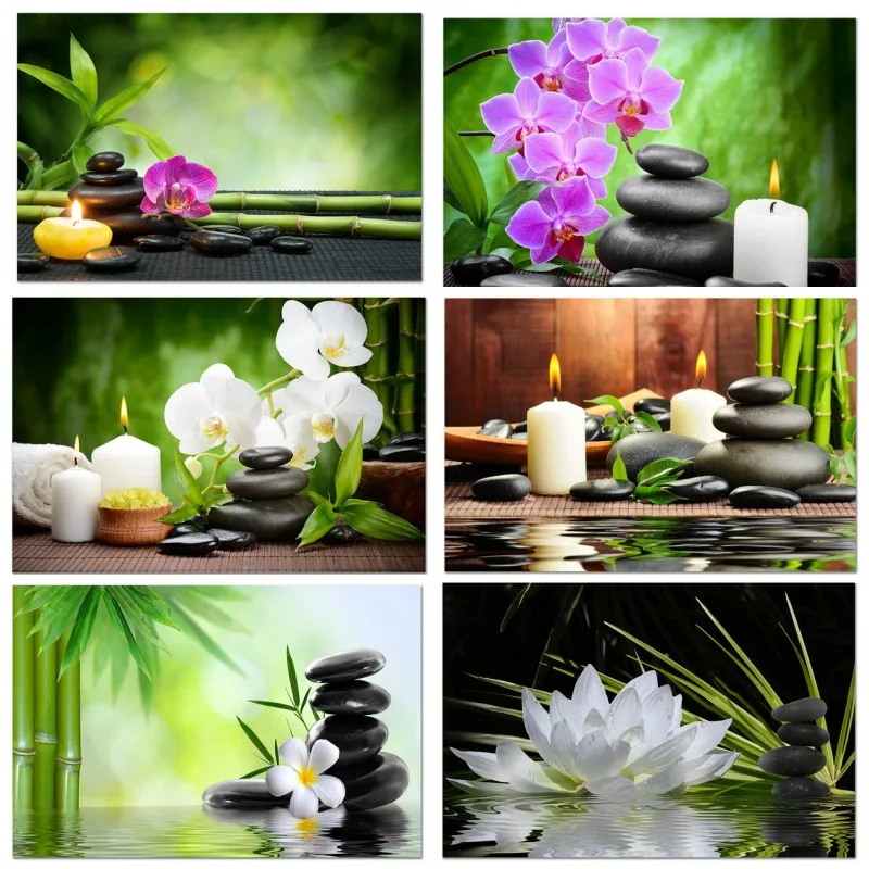 Zen Spa masih hidup kanvas sen - Spa Wellness Images ulasan dan harga